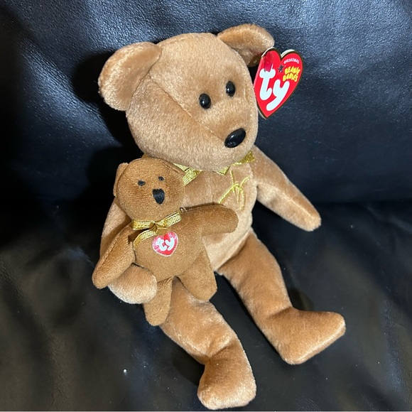 Vintage Ty Beanie Babies 2005 Signature Bear Rare Collectible Plush - Picture 3 of 7